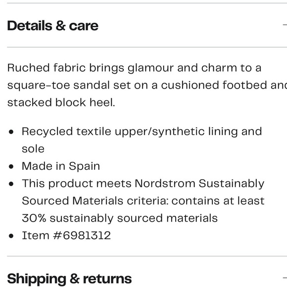 Ganni runched fabric sandals - Picture 5 of 9